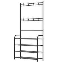 Load image into Gallery viewer, Entryway Coat Hat Rack Shoe Storage Shelf