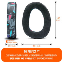 Load image into Gallery viewer, EPOS H6 Pro & GSP Headset Earpads - WC FreeZe Cooling Gel