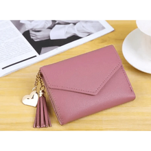 Load image into Gallery viewer, Ethnic Design Leather Small Wallet For Women Luxury Famous Short Coin Zipper Purse, Credit Card Holder Mini Wallets/Purses Female