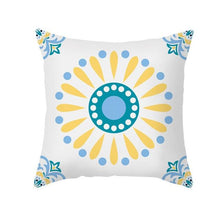 Load image into Gallery viewer, Ethnic Floral Patterns Sofa Cushion Cases Nordic Geometric Simple Blue Modern Decorative Throw Pillow Case Cushion Case For Room Bedroom Pillows Case Bohemian Decor Home Pillows 45x45CM