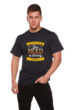 Load image into Gallery viewer, Everything you need Men's Bamboo Viscose/Organic Cotton Short Sleeve Graphic T-Shirt