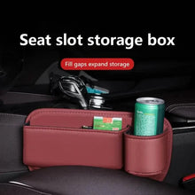 Load image into Gallery viewer, Expandable Car Seat Gap Organizer with Cup & Phone Holder
