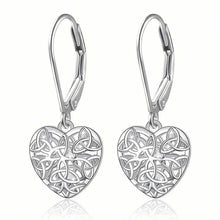 Load image into Gallery viewer, Exquisite Hollow Heart-Shaped Hoop Earrings