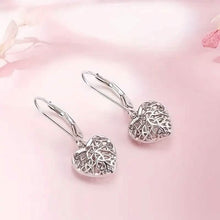 Load image into Gallery viewer, Exquisite Hollow Heart-Shaped Hoop Earrings