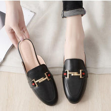 Load image into Gallery viewer, Exquisite Woman Slides Outdoor Platform Slippers Square Ladies Mules Slip On Comfortable Pointed Toe Womens Loafers Women's Flats Mules Loafers Shoes For Women