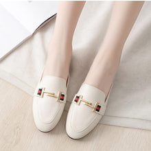 Load image into Gallery viewer, Exquisite Woman Slides Outdoor Platform Slippers Square Ladies Mules Slip On Comfortable Pointed Toe Womens Loafers Women's Flats Mules Loafers Shoes For Women