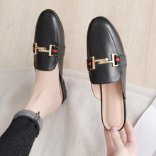 Load image into Gallery viewer, Exquisite Woman Slides Outdoor Platform Slippers Square Ladies Mules Slip On Comfortable Pointed Toe Womens Loafers Women's Flats Mules Loafers Shoes For Women