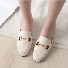 Load image into Gallery viewer, Exquisite Woman Slides Outdoor Platform Slippers Square Ladies Mules Slip On Comfortable Pointed Toe Womens Loafers Women's Flats Mules Loafers Shoes For Women