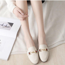 Load image into Gallery viewer, Exquisite Woman Slides Outdoor Platform Slippers Square Ladies Mules Slip On Comfortable Pointed Toe Womens Loafers Women's Flats Mules Loafers Shoes For Women