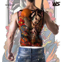 Load image into Gallery viewer, Extra Large Back Temporary Lion Tatoo Sticker Waterproof Black Luxury Big Modern Design For Mens