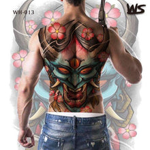 Load image into Gallery viewer, Extra Large Back Temporary Lion Tatoo Sticker Waterproof Black Luxury Big Modern Design For Mens