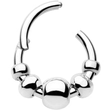 Load image into Gallery viewer, 16G 5/16 Chunky Beads Hinged Segment Ring