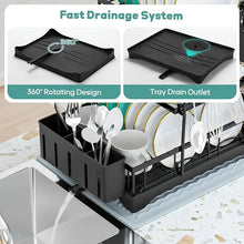 Load image into Gallery viewer, Black Metal Dish Rack – 2-Layer / 3-Layer