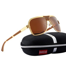 Load image into Gallery viewer, Brand Designer Driving Sunglasses for Men Polarized Sunglasses Men in Aviation Retro Design With High Quality Full Metal Frame and UV400 Protection