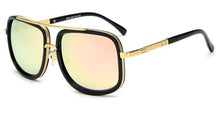 Load image into Gallery viewer, Luxury Modern Oversized Men and Woman Unisex Luxury Polarized Sunglasses Square Retro Oculos de sol Sunglasses With UV400 Prozection and Gradient Mirror Eyewear Glasses