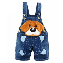 Load image into Gallery viewer, Modern Cartoon Baby Clothing Boys & Girls Jeans Overalls Shorts Toddler Infant Rompers For Kids In Fashion Deisgn