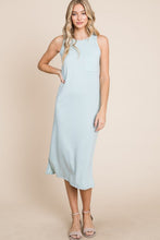 Load image into Gallery viewer, Ribbed Knit Sleeveless Midi Dress For Women โ Simple, Casual, Elegant, Versatile and Chic Midi Dress with Ribbed Texture for Every Occasion