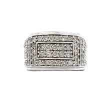 Load image into Gallery viewer, Natural 2.04ct Diamond Mens Ring 10KT White Gold