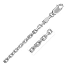 Load image into Gallery viewer, 14k White Gold Diamond Cut Cable Link Chain (2.60 mm)