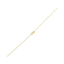 Load image into Gallery viewer, Adjustable Cable Chain in 14k Yellow Gold (0.97 mm)