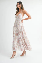 Load image into Gallery viewer, Floral Print Tiered Cami Maxi Summer Dress โ Floral Maxi Dress, Tiered Maxi Dress, Cami Maxi Dress, Breezy Summer Dress, Bohemian Maxi Dress