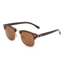 Load image into Gallery viewer, New Fashion Semi Rimless Retro Classic Luxury Polarized Sunglasses Men And Women Brand Designer Half Frame Sun Glasses Classic Oculos De Sol With UV400 Protection