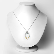Load image into Gallery viewer, 0.15 Carat Genuine Emerald .925 Sterling Silver Pendant