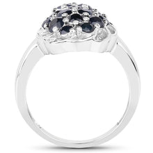 Load image into Gallery viewer, 1.62 Carat Genuine Blue Sapphire .925 Sterling Silver Ring