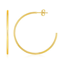 Load image into Gallery viewer, 14k Yellow Gold Polished Hoop Earrings