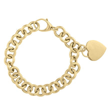 Load image into Gallery viewer, 14k Yellow Gold 7 1/2 inch Rolo Link Bracelet (11.40 mm)