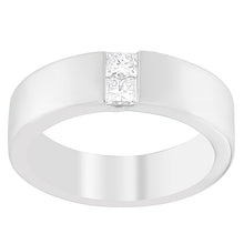 Load image into Gallery viewer, Men's 14K White Gold 1/4 ct.TDW Diamond Channel Band Ring (G-H, VS1-VS2)