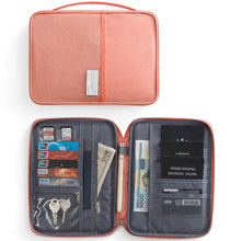 Load image into Gallery viewer, Family Travel Document Organizer Capacious Passport Holder Wallet