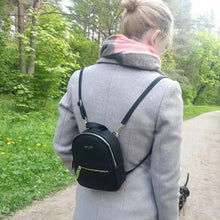 Load image into Gallery viewer, Famous Designer Mini Soft Touch Leather Small Backpack For Female And Girls Fashionable Ladies Bagpack Shoulder Bag