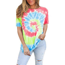 Load image into Gallery viewer, Women's Tie Dye Sweatshirt Casual Crewneck Pullover Shirts