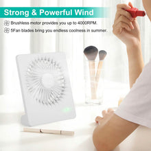 Load image into Gallery viewer, Fan USB Rechargeable Table Portable Desk Cooling Fan