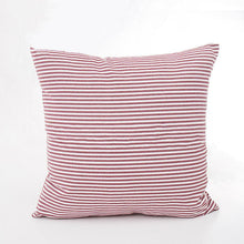 Load image into Gallery viewer, Farmhouse Plaid Striped Linen Cotton Pillow Covers Outdoor Plaid Square Pillow Cushion Case Cotton Linen Throw Pillow Covers Sofa Chair Decorative Cotton Cushions Cover Red Green Blue Pillowcase