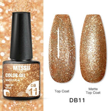 Load image into Gallery viewer, Fashion 2022 Reflective Glitter Gel Nail Polish 8 Colors Sparkling Auroras Permanent UV Diamond Gel Nail Polish Gel For Girls and Womens