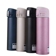 Load image into Gallery viewer, Fashion 500ml Stainless Steel Insulated Cup Coffee Tea Thermos Bottle Thermal Water Bottle Travel Drink Bottle Tumbler Warm Water Container Coffee Keeper Tea Keeper Camping Travel Coffee Tea Milk Mug Kitchen Dining Set Reusable Water Bottle