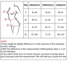 Load image into Gallery viewer, Fashion Bikini Women Two Pieces Swimsuit Button Swimwear Female Solid Bathing Suit Women's Scoop Neck Cut Out Front Lace Up Back High Cut Swimsuit Summer Beach Wear Swimming Suit