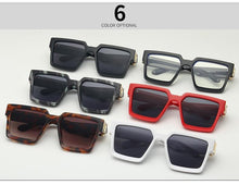 Load image into Gallery viewer, Fashion Black Design Stylish Sunglasses For Men & Women Square Shape Driving Eyewear Classic Luxury Style Sun Glasses For Men Women Anti Blue Light Sun Glasses For Summer