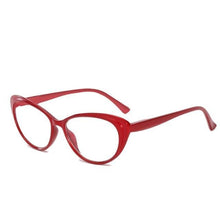 Load image into Gallery viewer, Fashion Cat Eye Reading Glasses Women Lightweight Eyeglasses Frame Protection Eyewear Computer Goggles And Non Prescription Frame Ladies Eyewear Women Eyeglasses Hyperopia Presbyopia Eyewear 1.0 1.5 2.0 2.5 3.0 3.5 4.0
