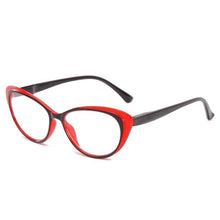 Load image into Gallery viewer, Fashion Cat Eye Reading Glasses Women Lightweight Eyeglasses Frame Protection Eyewear Computer Goggles And Non Prescription Frame Ladies Eyewear Women Eyeglasses Hyperopia Presbyopia Eyewear 1.0 1.5 2.0 2.5 3.0 3.5 4.0
