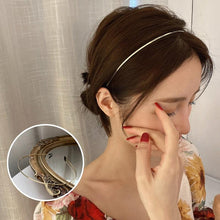 Load image into Gallery viewer, Fashion Chic Metal Wave Invisible Headband Gold Thin Hair Hoop For Women Girls Wild Headwear Hair Styling Tool Gorgeous Hair Accessories For Women