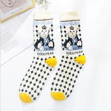 Load image into Gallery viewer, Fashion Colorful Print Socks Women Mushroom Spring Woman Socks Cotton Socks For Women Cotton Men's and Women's Printed Funky Socks - Unisex Mid Crew Length Breathable Pure Cotton Super Soft Quirky Prints Socks
