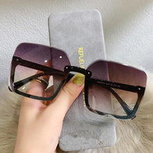 Load image into Gallery viewer, Fashion Design Women Square Sunglasses Big Frame Style Oversized Fashionable Sun Glasses For Men Popular Trendy Style Sunglasses UV400 Protection Sun Glasses