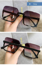Load image into Gallery viewer, Fashion Design Women Square Sunglasses Big Frame Style Oversized Fashionable Sun Glasses For Men Popular Trendy Style Sunglasses UV400 Protection Sun Glasses