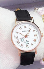 Load image into Gallery viewer, Fashion Girls Quartz Watches Bracelet Set Luminous Dial Watch Women Casual Leather Female Wrist Watch Leather Band Thin Minimalist Casual Simple Dress Quartz Analog Watch
