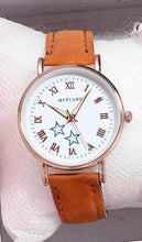 Load image into Gallery viewer, Fashion Girls Quartz Watches Bracelet Set Luminous Dial Watch Women Casual Leather Female Wrist Watch Leather Band Thin Minimalist Casual Simple Dress Quartz Analog Watch