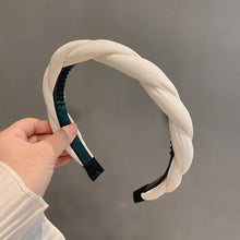 Load image into Gallery viewer, Fashion Hair Band Twist Solid Color Folds Pattern Hair Hoop Headbands Designer Hairband Gorgeous Hair Accessories For Women