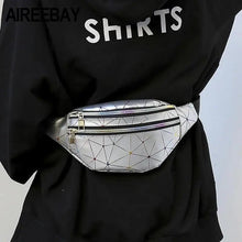 Load image into Gallery viewer, Fashion Holographic Women Waist Bags Modern Fanny Pack Adjustable Belt Bag Excellent Design Waist Packs Chest Phone Pouch